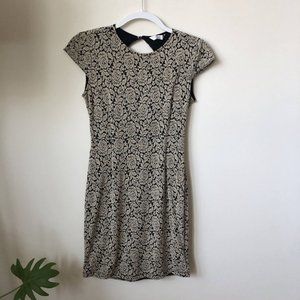 Dolce Vita Cap Sleeve, Backless Floral Dress